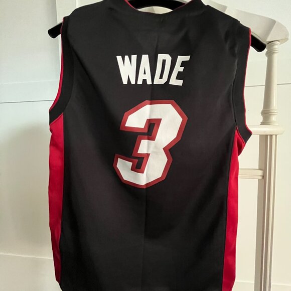 EUC adidas NBA DWYANE WADE  No 3 Miami Heat Jersey (S) - Picture 4 of 5